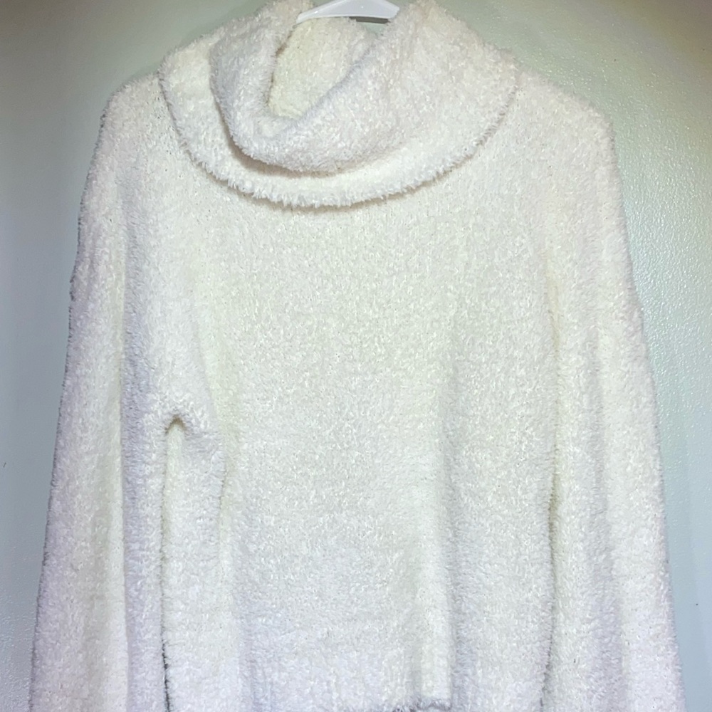 Express Small Cropped Sweater with flowy sleeves. Womens